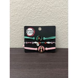 Demon Slayer: Kimetsu No Yaiba Tanjiro & Nezuko Best Friend Cord Bracelet Set